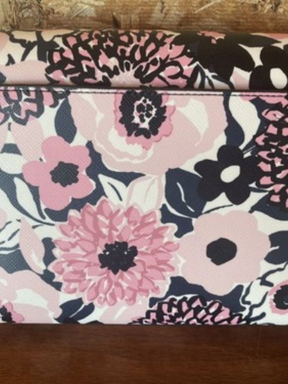 Kate Spade Carson Convertible Crossbody Bag Dahlia Pink Floral Purse Hand‎ - Picture 3 of 10